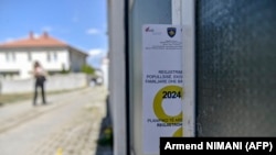 Letak sa informacijama o procesu popisa stanovništva na Kosovu, 5. aprila 2024.