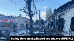 Наслідки російського удару по ринку в Костянтинівці, Донецької області, 6 вересня 2023 року