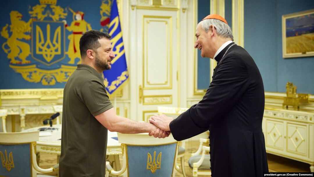 Володимир Зеленський і Маттео Дзуппі під час зустрічі, Київ, 6 червня 2023 року
