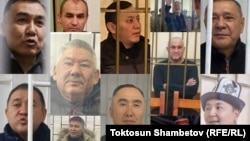Кемпир-Абад иши боюнча айыпталгандардын айрымдары. Иллюстрациялык сүрөт.
