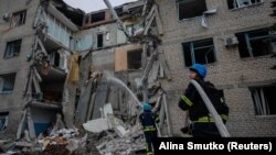 Наслідки одного з попередніх обстрілів міста Селидове, листопад 2023 року