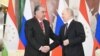 Эмомали Рахмон и Владимир Путин. 22 ноября 2023
