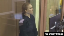 Gulmira Satybaldy suduň zalynda