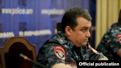 Уже бывший начальник полиции Еревана Ашот Карапетян, Ереван, 8 августа 2016 г.