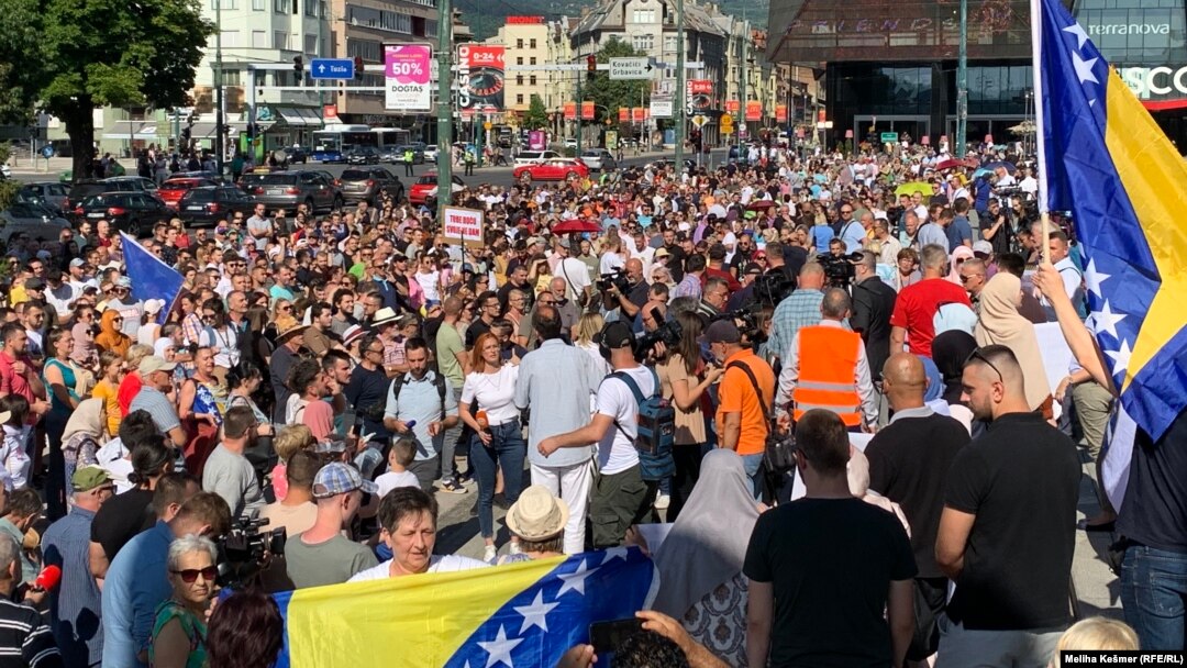 Protest u Sarajevu, 6. juli 2022.
