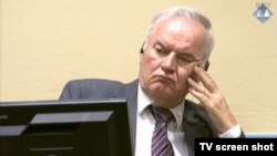 Ратко Младич, серпень 2015 року, кадр із відеотрансляції Гаазького трибуналу