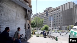 ماموران پلیس در محوطه مجلس