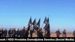 Zakazalo je obrazovanje i političko vodstvo demokratske Hrvatske: Efraim Zuroff (na slici: marš pripadnika Hrvatske Domoljubne Desnice, Vukovar)