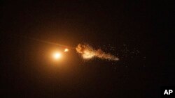 Ілюстраційне фото. Збиття російського дрона над Києвом, вересень 2024 року