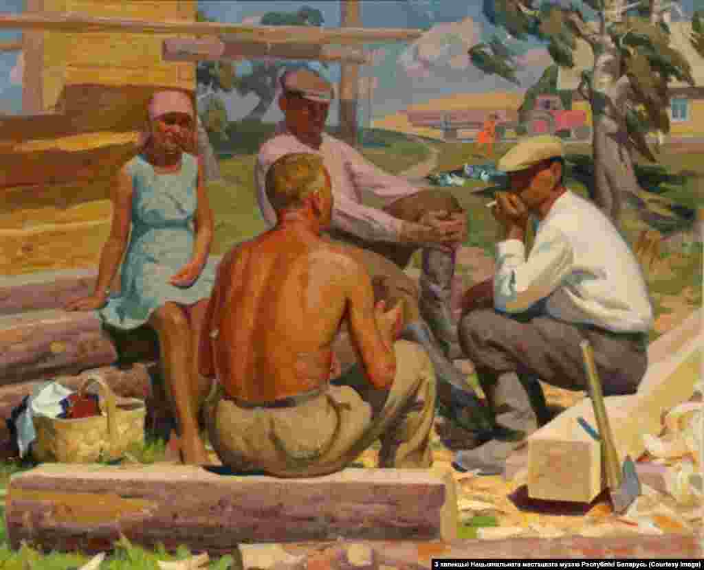 Міхась Сеўрук. Новая хата. 1967