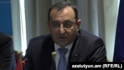 Armenia -- Artsvik Minasian, Minister of Economy, undated. 