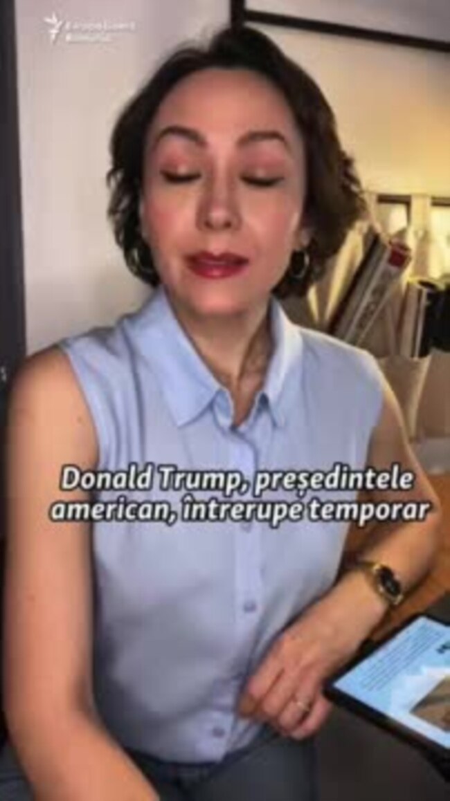 D. Trump întrerupe temporar ajutorul militar pentru Ucraina