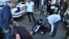 Инцидент возле здания суда во время слушания по делу Роберта Кочаряна, Ереван, 12 сентября 2019 г.