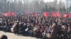Митинг оппозиции, Ош, 1 марта 2012 года.