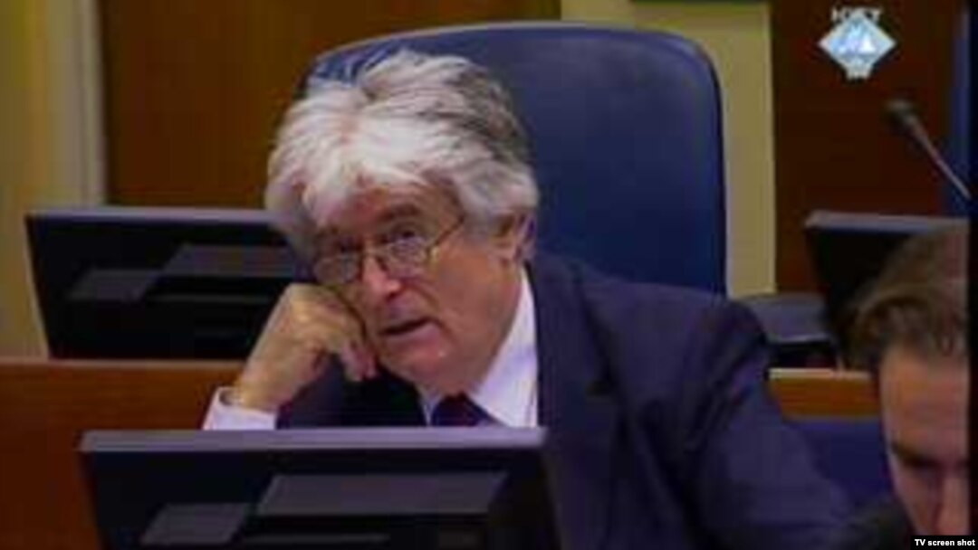radovan Karadžić u sudnici, arhiva