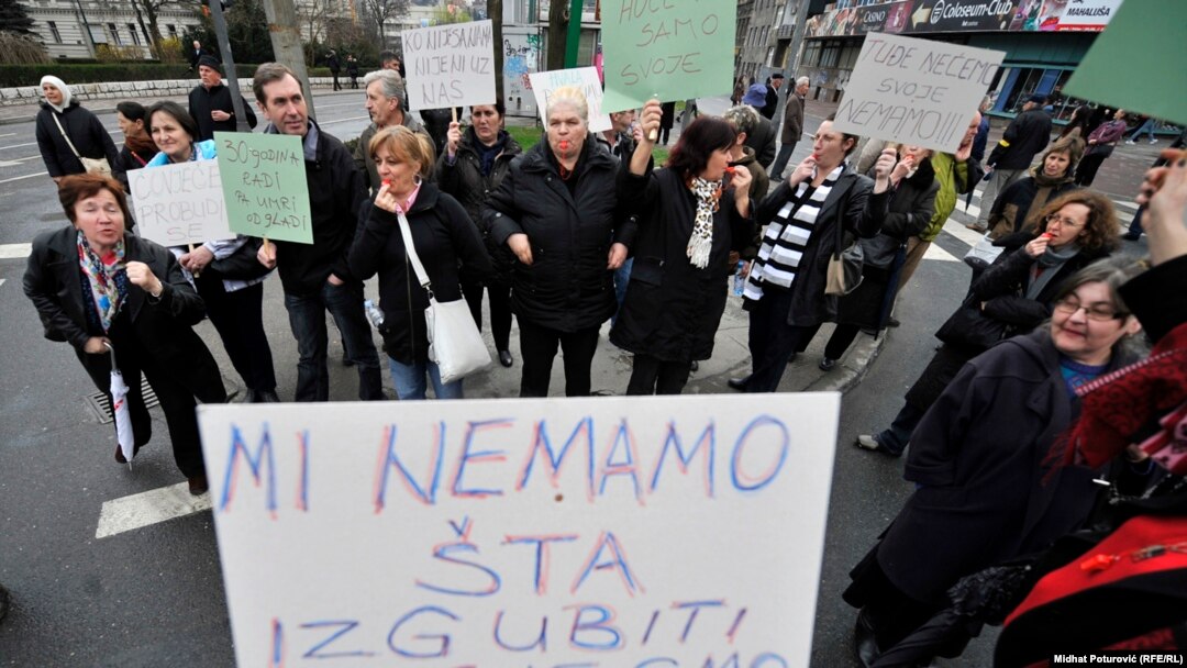 Protesti u Sarajevu 21. februara 2014. 