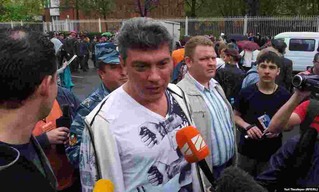 Борис Немцов "Миллиондордун маршында"