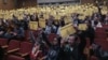 Архівне фото. На фестивалі Docudays UA глядачі фільму «Процес» виступили на підтримку Олега Сенцова. Київ, 25 березня 2017 року
