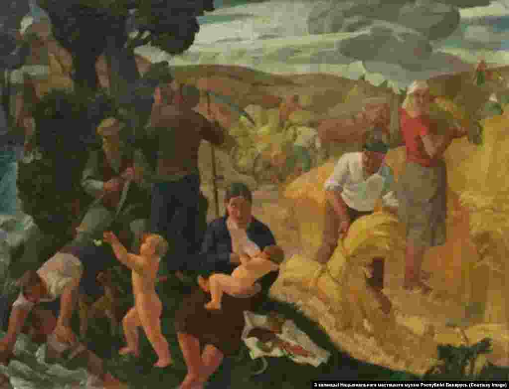 Міхась Сеўрук. Жніво. 1937