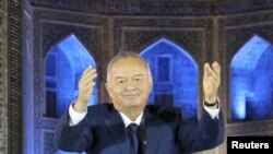 File photo of Uzbek President Islam Karimov.