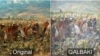 Оригинал и подделка картины «Кукуруза шумит».