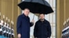 Türkiye prezidenti Recep Tayyip Erdoğan Ukrayina prezidenti Volodımır Zelenskıynı Ankarada qarşılay, 2025 senesi fevralniñ 17-si
