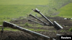 Вірменська артилерія в Нагірному Карабаху, 27 вересня