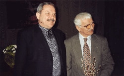Мирослав Маринович та Євген Сверстюк, 14 січня 2009 року