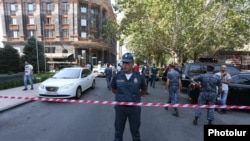 Ոստիկանները դեպքի վայրում, Երևան, 14-ը սեպտեմբերի, 2017թ․