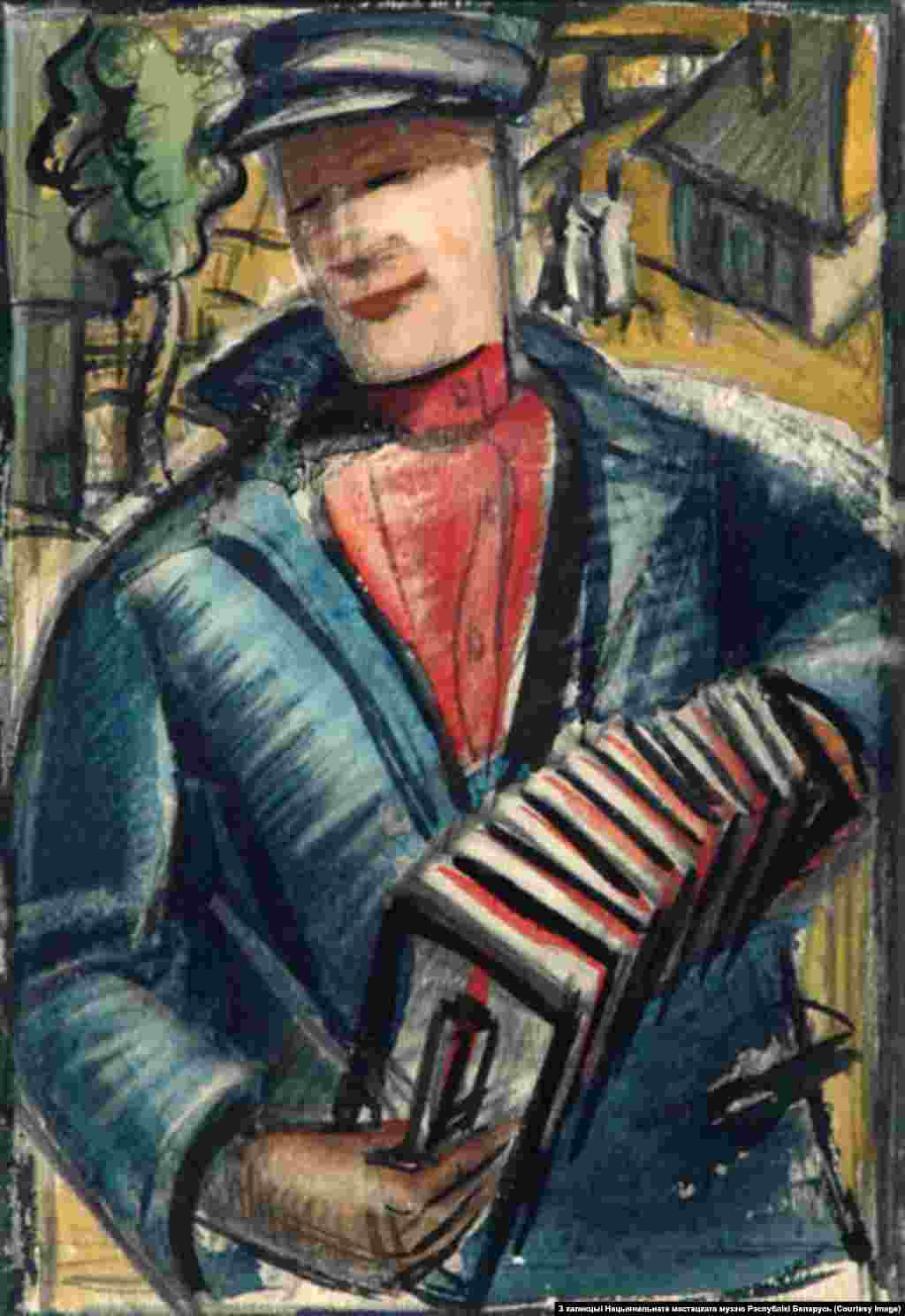Міхась Сеўрук. Мужчынскі партрэт. 1930-я