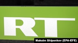 Логотип фінансованого державою російського телеканалу іномовлення RT
