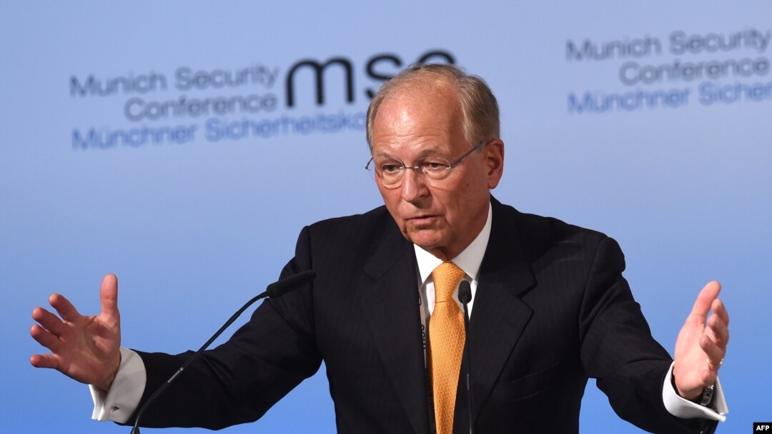  Wolfgang Ischinger, Ambassador, președintele și organizatorul Conferinței pentru Securitate de la Munchen