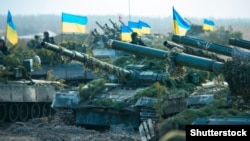 Українські військові на полігоні в Житомирській області, 21 листопада 2018 року