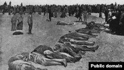 Bolşewik Gyzyl terrorynyň pidalary. 1918 ý. Krym.