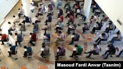 عکس آرشیوی از کنکور داوطلبان ورود به دانشگاه‌ها