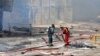 Explosion at the Shahid Rajaee port in Bandar Abbas