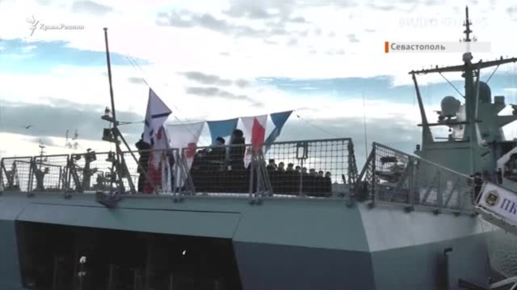 Плюс один: Севастополь прийняв на чергування новий російський корабель (відео)