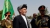 Afghan President Ashraf Ghani attends Afghan Independence Day celebrations in Kabul on August 19. 