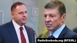 Радник Володимира Зеленського у Нормандському форматі Андрій Єрмак та його російський колега Дмитро Козак
