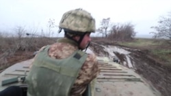 Виїзд на БМП до передових позицій українських військових під Попасною