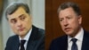 Владислав Сурков (ліворуч) та Курт Волкер (праворуч)
