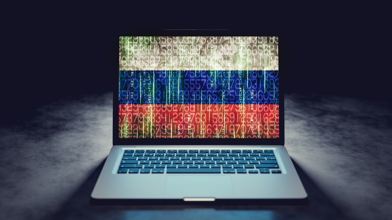 Russian propaganda or troll farm factory. Cyber warfare