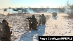 Військові навчання поблизу окупованого Криму, проведені 23 грудня 2021 року. За два місяці тут російські війська прорвуть оборону та захоплять значну частину півдня України