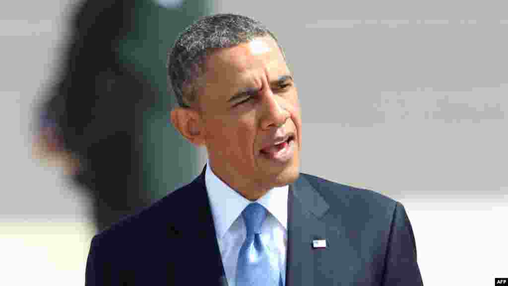 Predsjednik Obama održao je govor po dolasku u Izrael, 20. mart 2013. Foto: AFP / Jack Guez