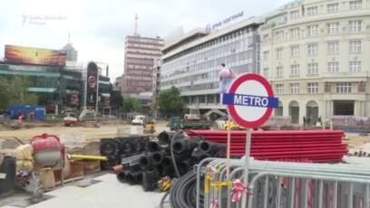 Incidenti tokom blokade gradilišta na Trgu Republike